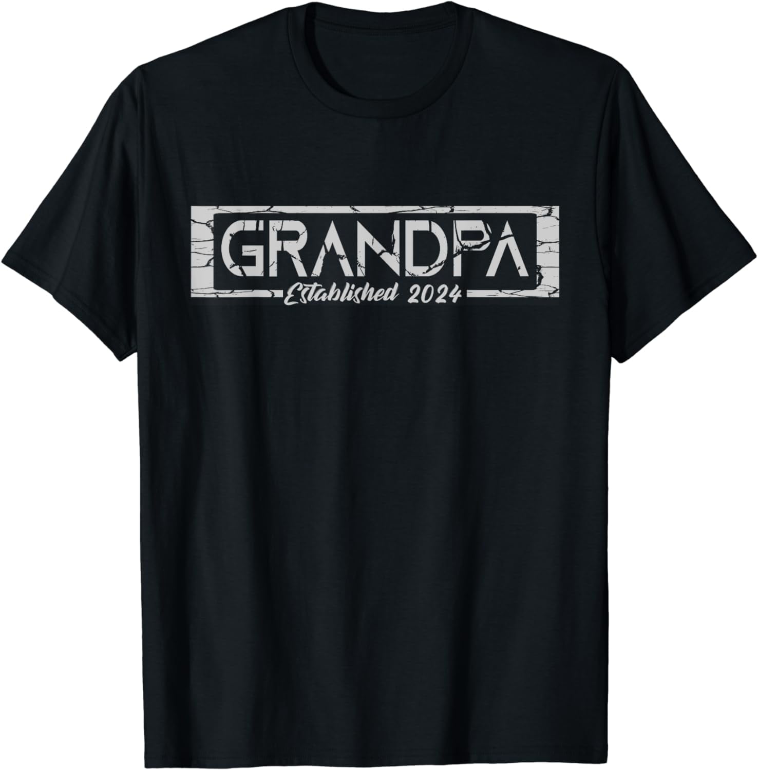 New Grandfather 2024, New Grandpa, Grandpa Established 2024 T-Shirt ...