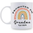 thumbnail image 1 of New Grandma Gift - Rainbow Promoted to Grandma Est 2024 Mug - Baby Announcement Grandma Mug Gift - 11oz Coffee Mug, 1 of 6