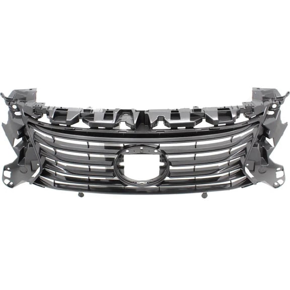 New Gray Grille Assembly Compatible With Lexus ES350 Base 6 Cyl 3.5L ES300h Base 4 Cyl 2.5L 2016-2018 By 5311106850 LX1200179