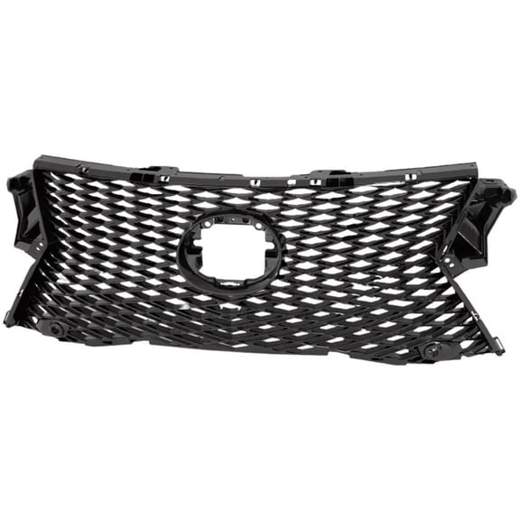 New OEM Replacement Gray Grille Assembly Compatible With Lexus RX350 F Sport 6 Cyl 3.5L RX450h F Sport 6 Cyl 3.5L 2016-2019 By 531110E210 LX1200183