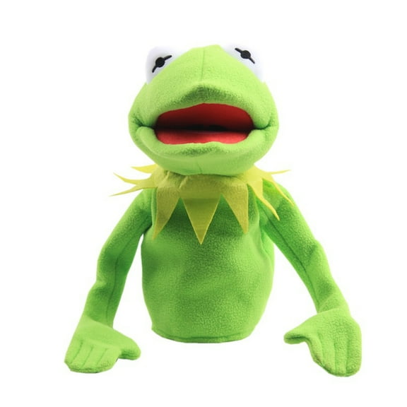 New Green Kermit Frog Hand Puppet Gloves, Party Plush Doll Gloves, Christmas Gift