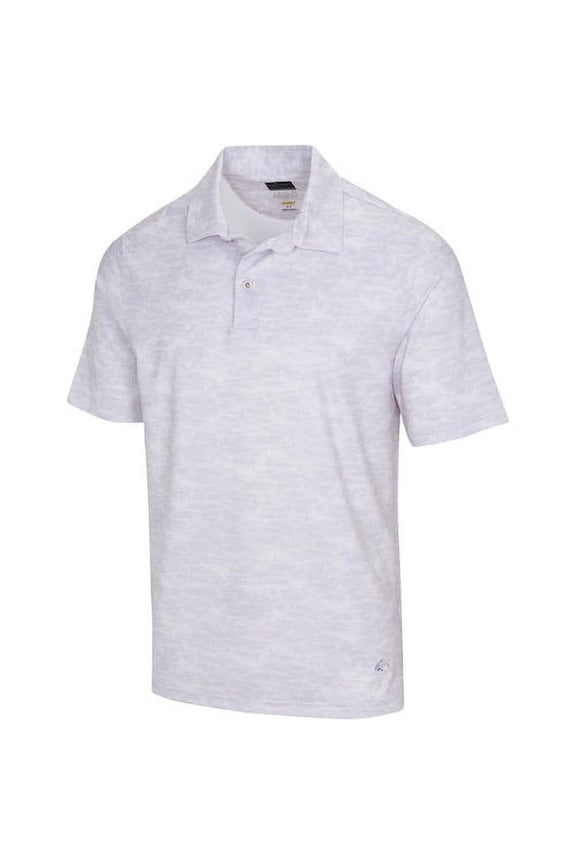 New Greg Norman Lab Shark Shadow Polo Shark Grey - S