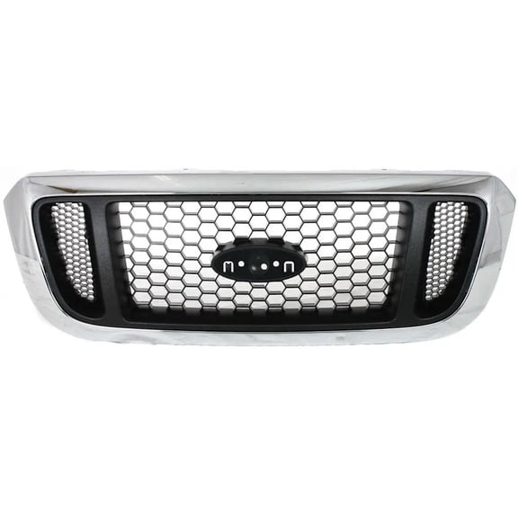 New Grille Assembly Compatible With Ford Ranger Tremor 6 Cyl 3.0L Ranger STX 6 Cyl 3.0L Ranger Edge 6 Cyl 4.0L Ranger XL 6 Cyl 3.0L 2004-2005 By FO1200453 4L5Z8200EAA