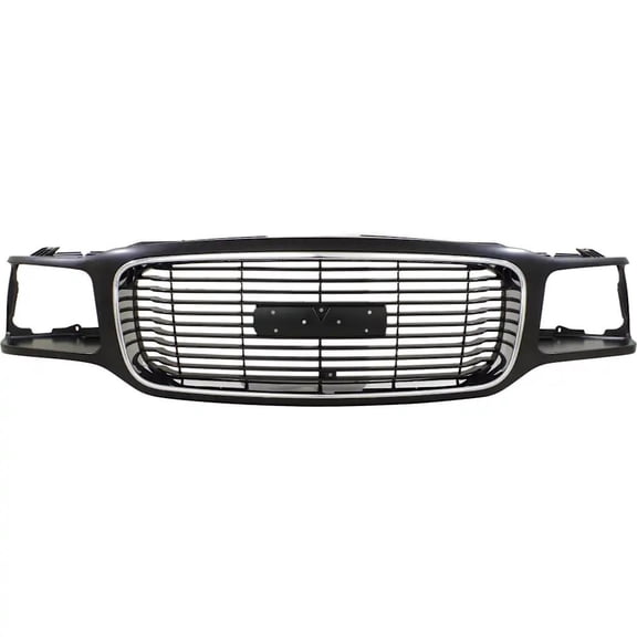 New Grille Assembly Compatible With GMC Yukon SL 8 Cyl 5.7L Yukon GT 8 Cyl 5.7L Yukon Denali 8 Cyl 5.7L Yukon Base 8 Cyl 5.7L Yukon SLE 8 Cyl 6.5L 1992-2000 By GM1200447 12474625