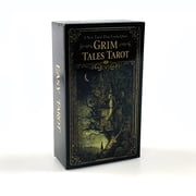 New Grim Tales Tarot Cards 78 Tarot Deck English Version Mysterious Divination Edition Board Game, Meditation & Party Games
