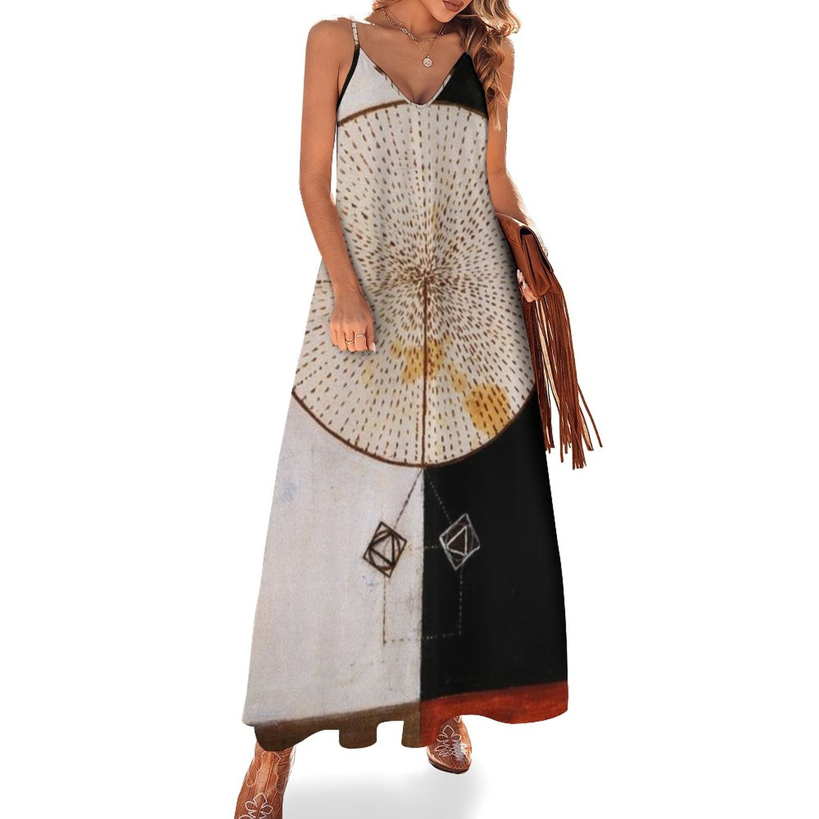 New Group iv hilma af klint Sleeveless Dress Dresses gala women's