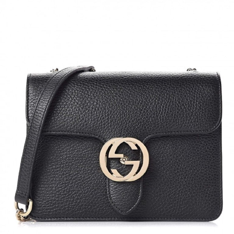 Gucci Black Leather Bag with Iconic Design Gucci | Bags | Gucci Black Leather Shoulder Bag With Iconic  main image 4