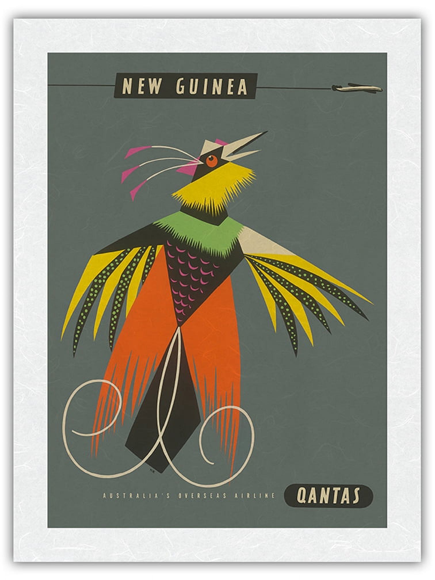 New Guinea - Raggiana Bird of Paradise - Qantas Empire Airways (QEA ...