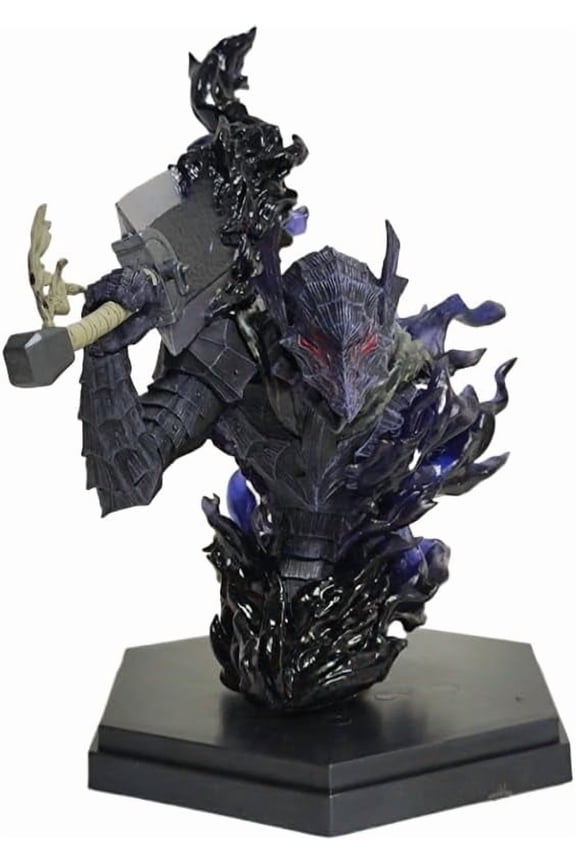 New Guts Figure Bust Sculpture Guts Action Figures 12cm/4.7inch PVC Character Figurine Cosplay Model Collectible for Anime Fans Gift
