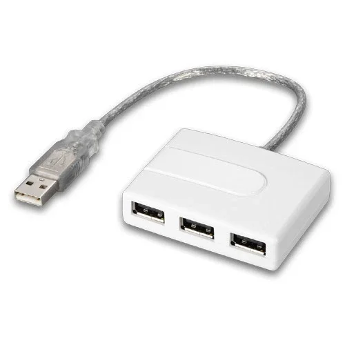 New Gwc Technology Portable 2.0 High Speed External Extra 4-Port Usb Hub White