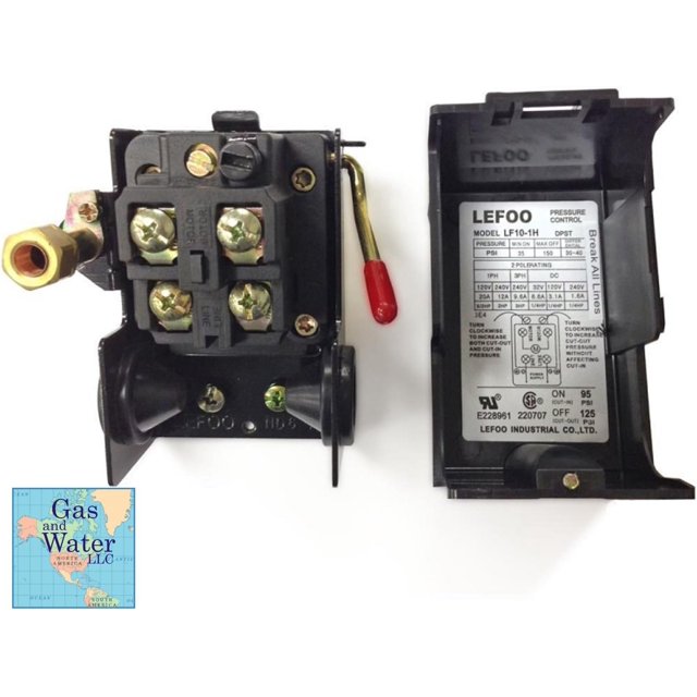 New H/D Pressure switch for air compressor 95125 w/Unloader