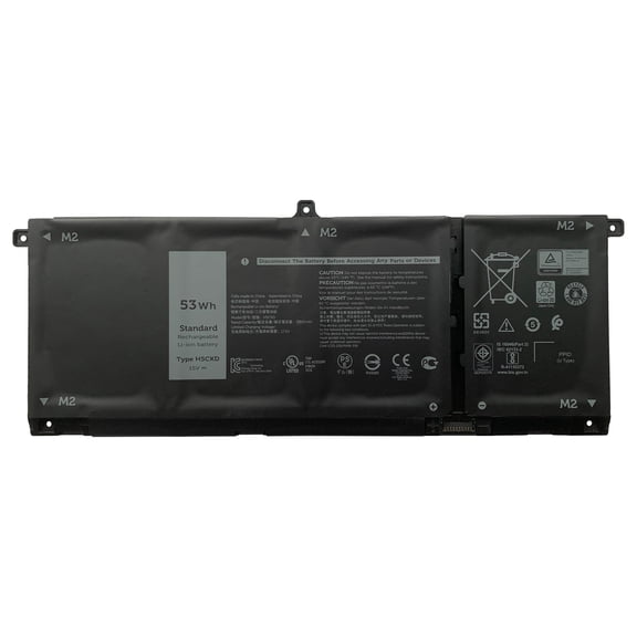 New H5CKD Battery for Dell Latitude 3410 3510 Inspiron 5300 5401 5408 5501 5508 5400 7405 7300 7500 2-in-1 Vostro 5300 5301 5401 5501 Series Laptop 07T8CD 0TXD03 09077G JK6Y6 15V 53Wh