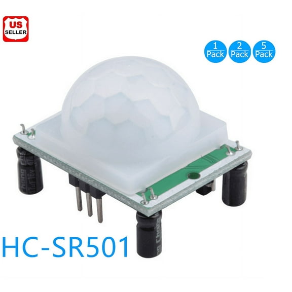 New HC-SR501 Small PIR Sensor Module Pyroelectric Infrared Body Motion Sensing-1pc