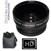 New HD Wide Angle with Macro Lens for Sony HDR-SR8 HDR-SR7
