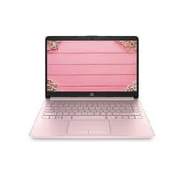 New HP 14" HD Display Student and Business Laptop, Intel Celeron N4120, 4GB RAM, 64GB eMMC, 1 Year Office 365, Webcam, HDMI, Wi-Fi, RJ-45, Windows 11 Home, Pink