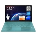 thumbnail image 1 of HP 17.3" HD+ Touchscreen Laptop,Intel Core i5-1335U Processor, 32GB RAM, 1TB SSD,Backlit Keyboard,Fingerprint Reader,Windows 11 Pro,Teal, 1 of 5