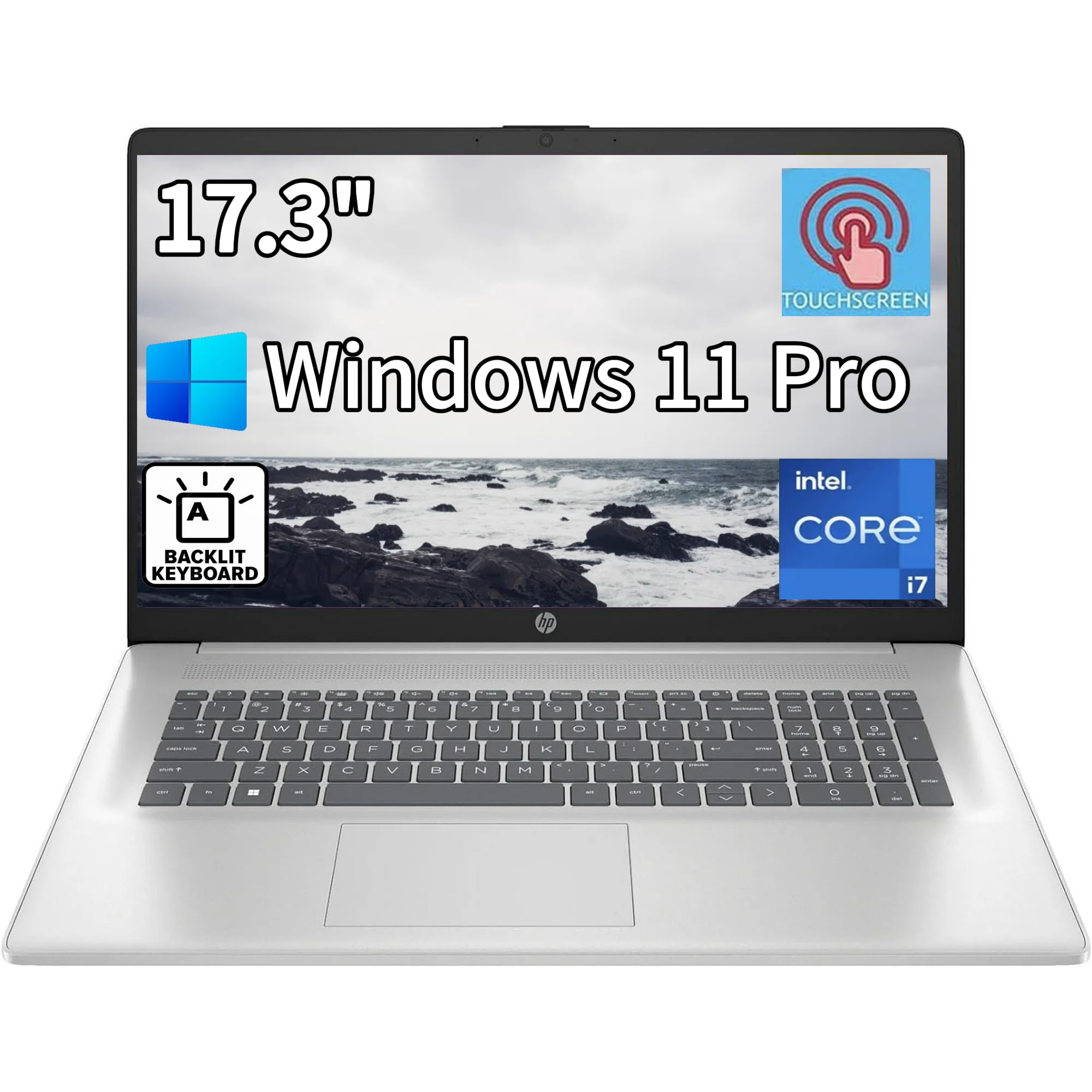 17.3型/AMD Ryzen 7/NVMe512G+1T/16G/NH77F3 HP Essential Laptop Computer 17.3