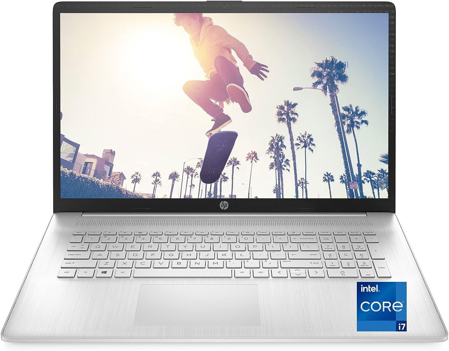 New HP 17.3" HD Touchscreen Laptop Intel Core i7-1255U,16GB RAM,1TB SSD,Backlit Keyboard, Bluetooth, Windows 11 Pro,Silver