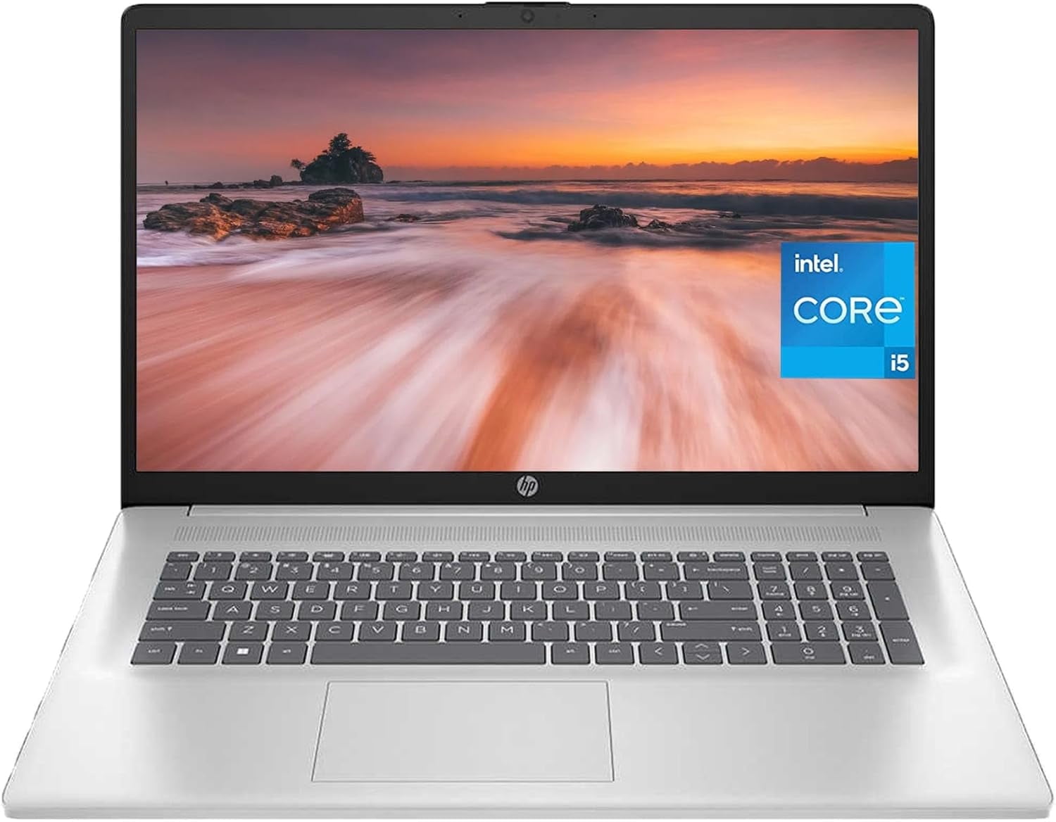 New HP 17 Laptop, 17.3" FHD IPS Display, Intel Core i5 1335U(Beat i7-1255U), 32GB RAM, 1TB SSD, Backlit Keyboard, Numeric Keypad, Wi-Fi 6, Bluetooth, Windows 11 Home Silver