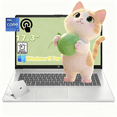 thumbnail image 1 of New HP 17t-cn200 17.3" HD Touchscreen Laptop,13th Gen Intel Core i7-1355U,16GB RAM,512GB SSD,Intel Iris Xe,Backlit Keyboard, Bluetooth, Windows 11 Home,Silver, 1 of 5