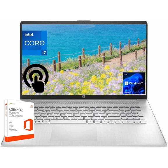 New HP Business Laptop, 17.3" HD+ Touchscreen, Intel i7-1355U, 64GB RAM,1TB SSD, Intel Iris Xe Graphics, Wi-Fi ,Bluetooth,Backlit Keyboard, Windows 11 Pro