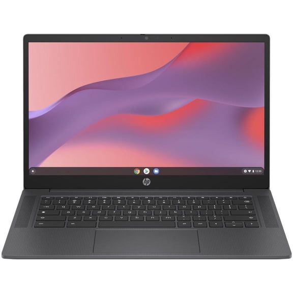 New HP Chromebook 14a-nf0000nr 14" Intel Processor N100 up to 3.4 GHz 4GB RAM 64GB eMMC Intel UHD Graphics ChromeOS Laptop, Black - 9P988UA