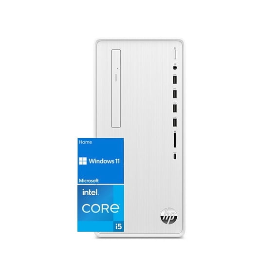 New HP High-Performance Desktop TP01-3016 PC,Intel Core i5-12400 6 Cores,32GB RAM,512GB PCIe SSD,Wi-Fi 6 , Bluetooth,Long Battery Life,Windows 11 Home,Snow White