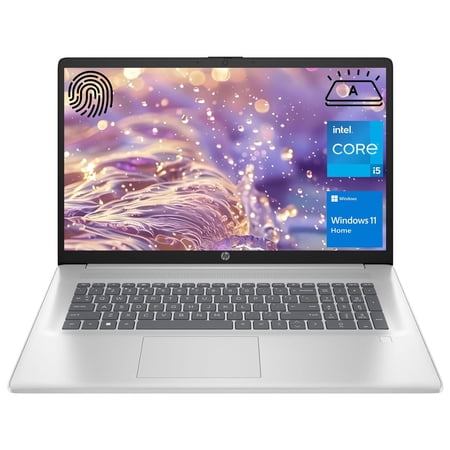 New HP Laptop, 17.3 FHD Display,Intel Core i5-1334U,32GB RAM, 2TB SSD, Backlit Keyboard, Wi-Fi 6, Windows 11 Pro, Silver, 17-cn3399nr,W/O Mouse