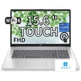 thumbnail image 1 of New HP Laptop Touchscreen Computer, 15.6" FHD IPS Display, Intel Core i7-1355U,32GB RAM,512GB SSD,Intel Iris Xe Graphics,Backlit Keyboard ,Webcam, HDMI,Wifi 6 ,Bluetooth ,Windows 11 Home,Silver, 1 of 6