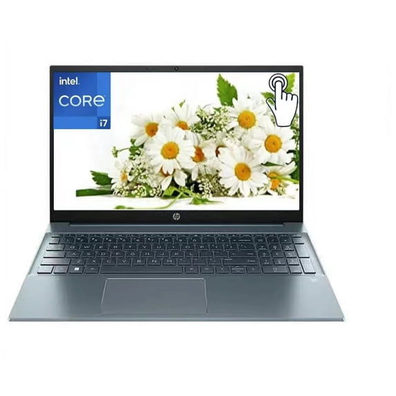 New HP Pavilion 15.6 FHD Touchscreen Laptop, Intel Core i7-1355U ,64GB RAM, 1TB SSD, Nvidia GeForce MX550 ,Backlit Keyboard ,Webcam,HDMI ,Wi-Fi, Bluetooth,Windows 11 Pro Blue