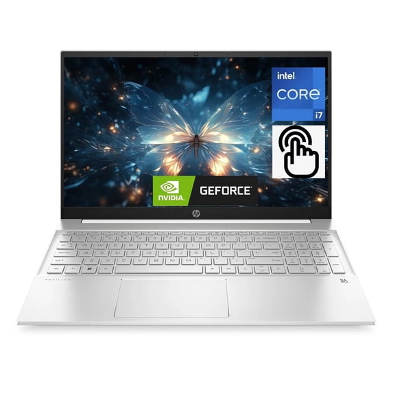 New HP Pavilion 15t-eg300 Laptop, 15.6" FHD Touchscreen,Intel Core i7-1355U,32GB RAM,512GB SSD ,NVIDIA GeForce MX550 Graphics,Backlit Keyboard ,Webcam, HDMI,Wifi 6,Bluetooth,Windows 11 Pro Silver