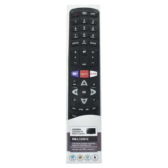 New HUAYU RM-L1330+2 Universal For TCL 3D TV Remote Control RC311 FMI3 RC3100L07