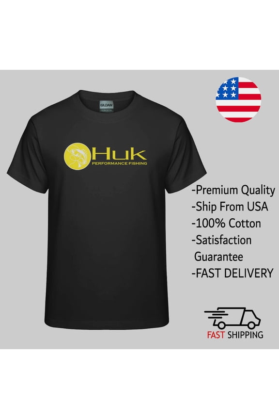 New HUK BASS Fishing Logo Special Unisex T- Shirt Casual Tee S-5XL Premium