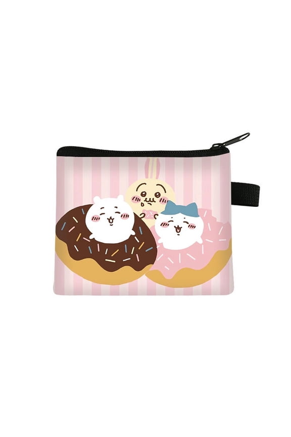 New Hachiware Chiikawa Coin Purse Bag Cute Large Capacity Fashion Storage Bag Kawaii Usagi Wallet Gift