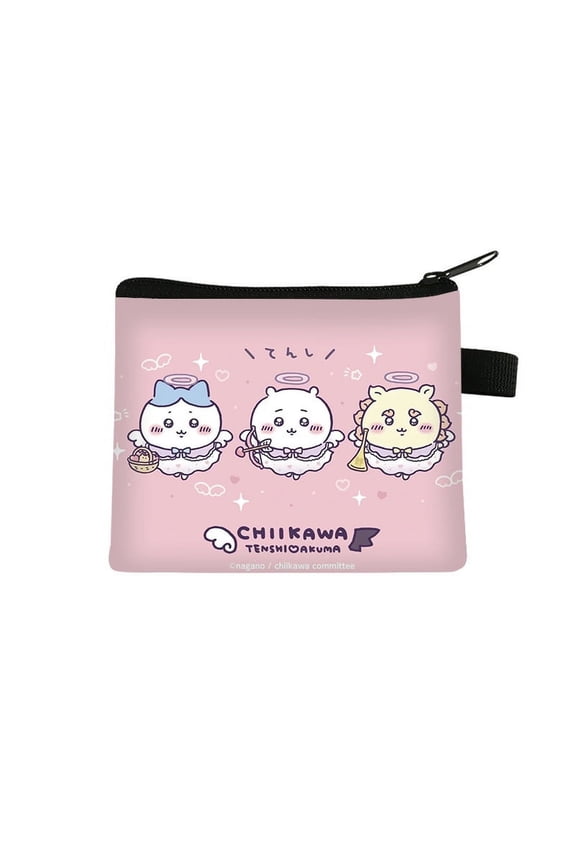 New Hachiware Chiikawa Coin Purse Bag Cute Large Capacity Fashion Storage Bag Kawaii Usagi Wallet Gift