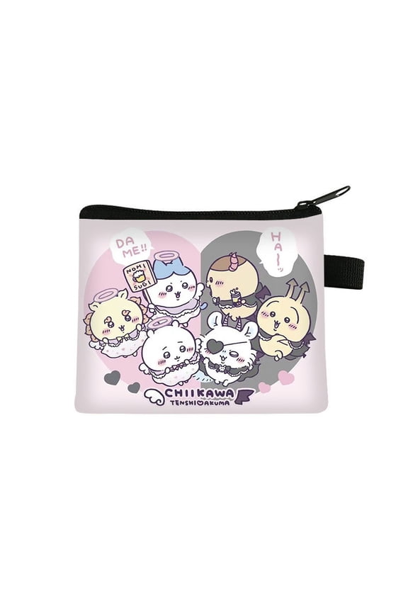 New Hachiware Chiikawa Coin Purse Bag Cute Large Capacity Fashion Storage Bag Kawaii Usagi Wallet Gift