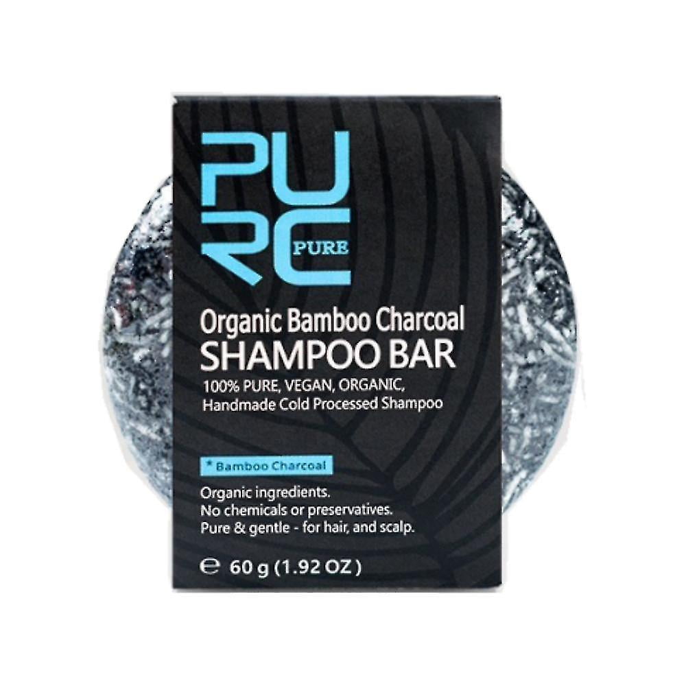 New Hair Color Dye Treatment Bamboo Charcoal Clean Detox Soap Bar Black