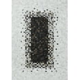 thumbnail image 1 of New Hairon 5x8 Leather Handmade Brown and Ivory Area Rug, Hand Stitched Genuine Luxury Leather Rug | LR8, 1 of 7
