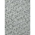 thumbnail image 1 of New Hairon Leather Handmade Ivory and Silver Area Rug, Hand Stitched Genuine Cowhide Leather Rug | LR2, 1 of 10
