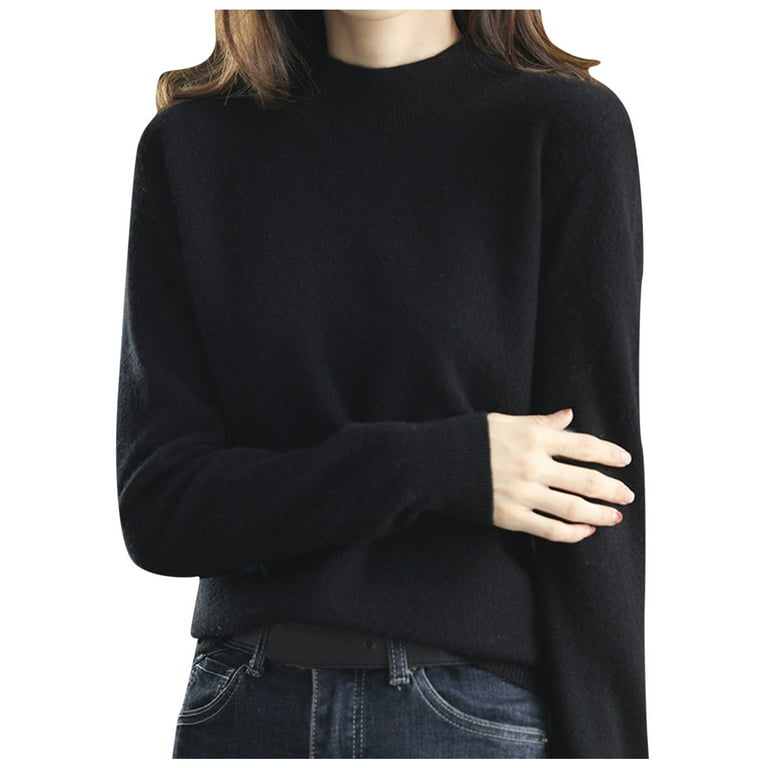 New Solid Color Loose Knit Sweater New Solid Color Loose Knit Sweater