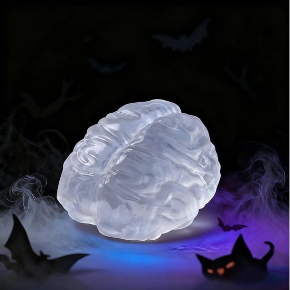 New Halloween Clear Brain Taba Squishy – Realistic Brain Design with Vibrant Red Color, Great for Party Favors