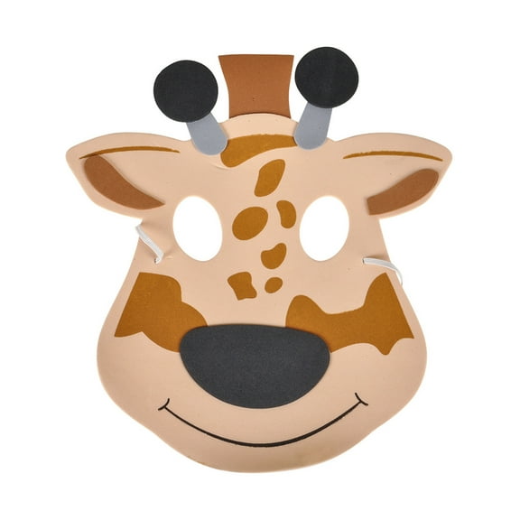 New Halloween Costume Party Foam Zoo Animal Giraffe Mask