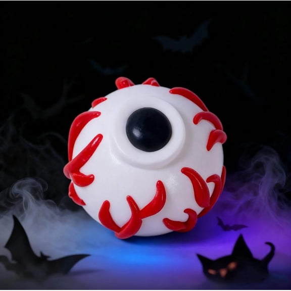 New Halloween Eye Ball Taba Squishy – Non-Toxic TPR Material, Ideal for Anxiety Relief & Prank Gifts