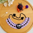 thumbnail image 1 of New Halloween Pet Costume Knit Scarf Hat Set Funny Pumpkin Accessories for Cats Dogs, 1 of 6