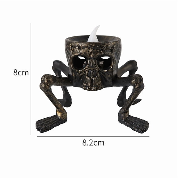 New Halloween Skull Lantern Atmosphere Setting Props Skeleton Foot Night Light