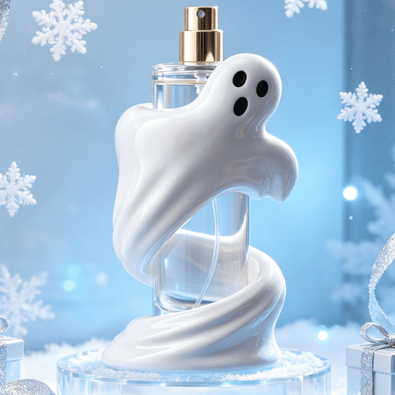 New! Halloween Twisting Ghost Fine Mist Holder, 6.7'' Ghost Bottle Holder Summerween Twisting Ghost Halloween Decorations, Collectibles Twisting Ghost Fine Mist Holder Gifts for Halloween Chrismas