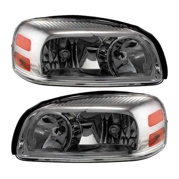 New Halogen Headlight Compatible With Chevrolet Uplander Base Mini Cargo Passenger Van 2006-2009 by Part Number 25891661 25891660 25891661 25891660 25891661 25891660 25891661 25891660