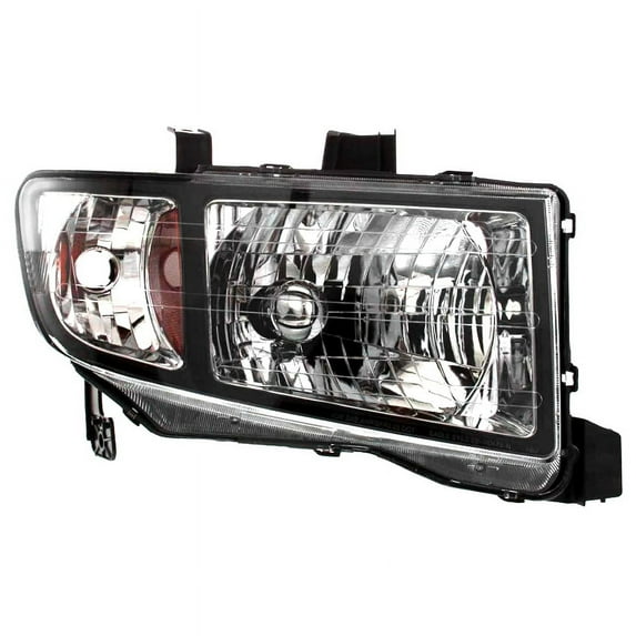 New Halogen Headlight Compatible With Honda Ridgeline RTL Crew Cab Pickup 2006-2008 by Part Number 33101-SJC-A02 33101SJCA02 33151-SJC-A02 33151SJCA02 HO2503128 HO2502128