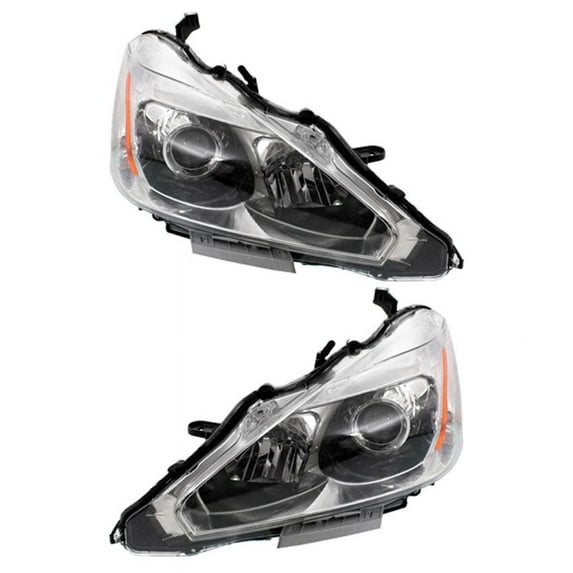 New Halogen Headlight Compatible With Nissan Altima Advance Sedan 2013-2015 by Part Number 26010-3TA9A 260103TA9A 26060-3TA9A 260603TA9A NI2503208 NI2502208