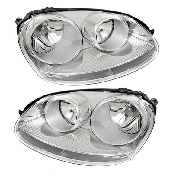 New Halogen Headlight Compatible With Volkswagen Jetta TDI SEL Se S Wagon 2009 by Part Number 1K6-941-006-S 1K6941006S 1K6-941-005-S 1K6941005S VW2503127 VW2502127